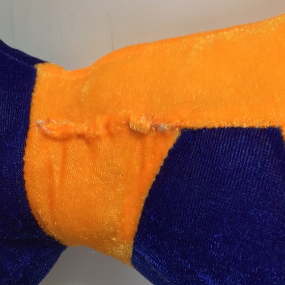 Finding Nemo Flounder Orange Blue Fish Plush Stuffed Animal Toy - Picture 5 of 8